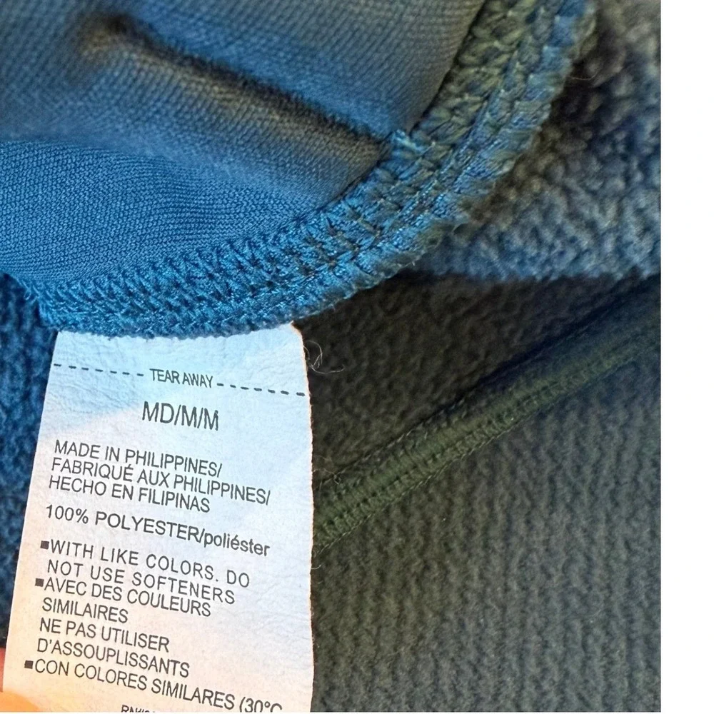 Under Armour Men Medium Teal Textured 1/4 Zip Fleece Pullover Kangaroo Pockets‎